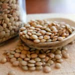 Lentils legumes beans