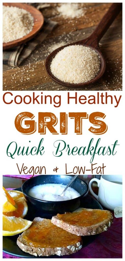 cooking healthy grits pinterest collage