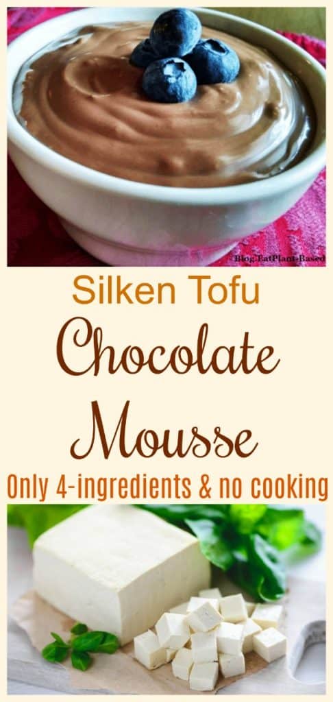 Mousse au chocolat au tofu silken