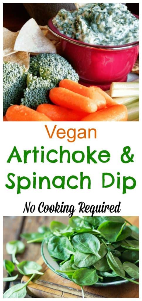 Vegan Artichoke Spinach Dip
