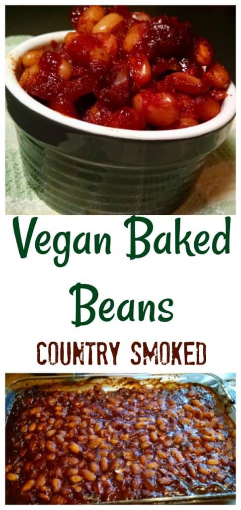Vegan Baked Beans Country Smoked collage