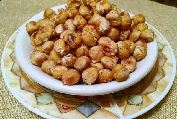 Salt & Vinegar Roasted Chickpeas