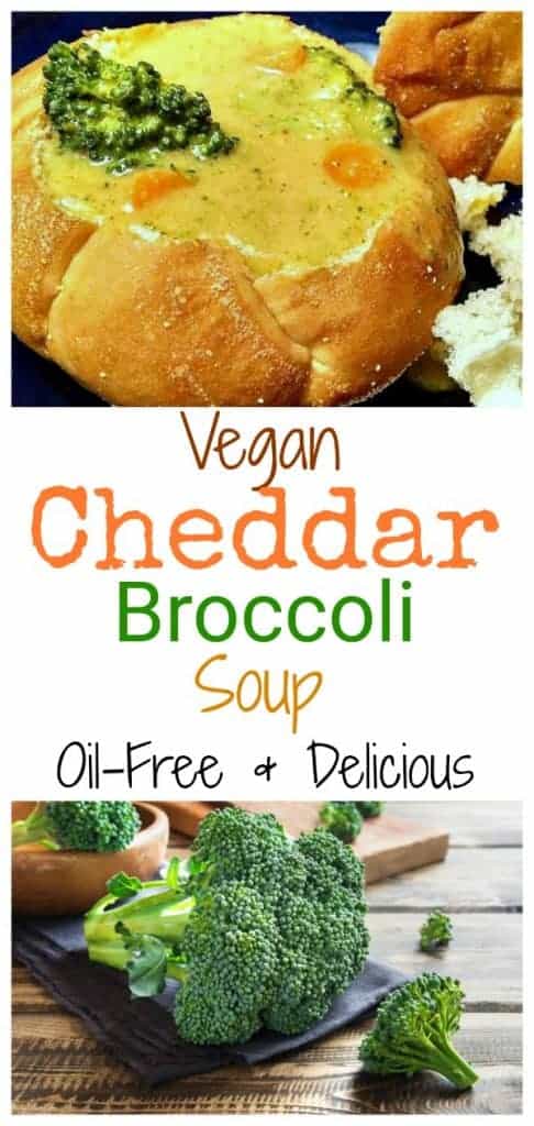 Vegan Cheddar Broccoli Soup