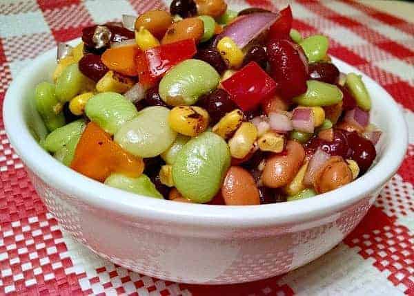 Easy 4-Bean Salad | No Cooking Required