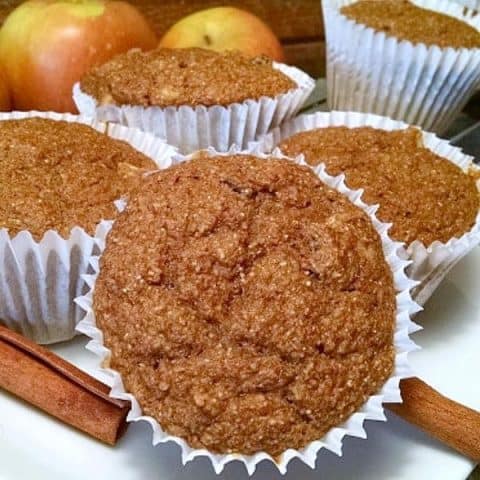 Vegan apple cinnamon muffins