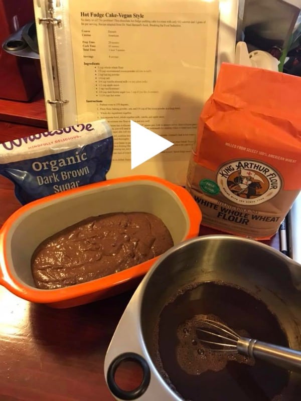 Easy Vegan Chocolate Hot Fudge Cake. video