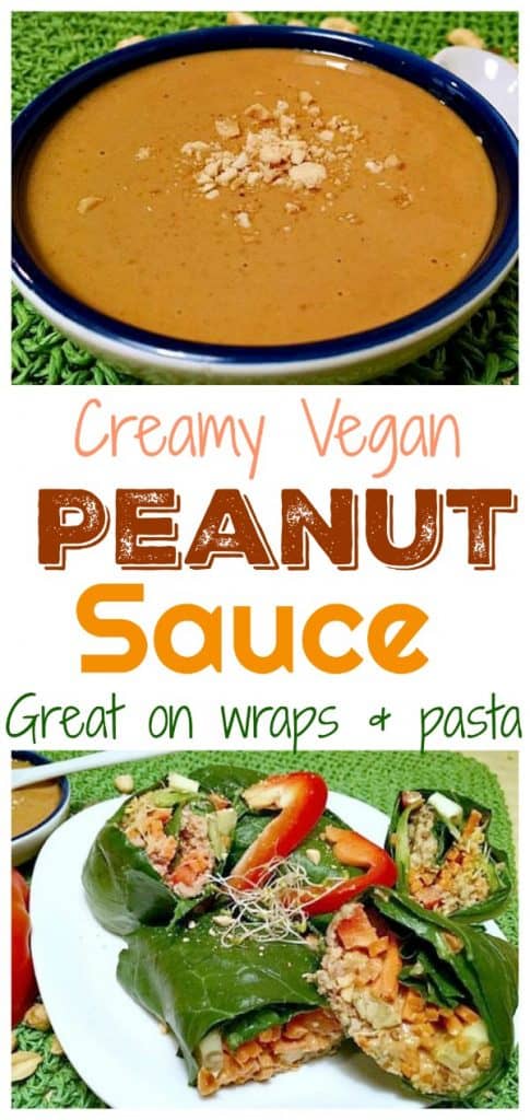 vegan creamy peanut sauce
