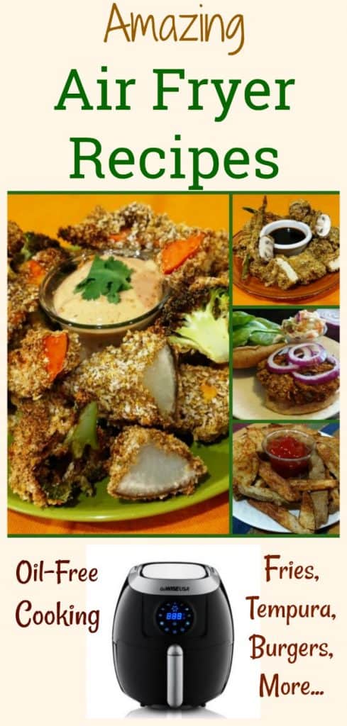 air fryer recipes collage