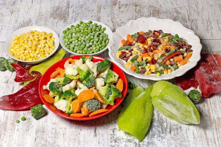 nutrition in frozen vegetables