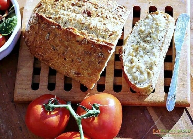 Vegan Garlic Butter | Oil-Free Garlic & Herb