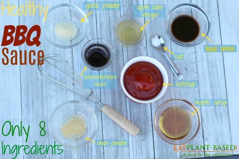 ingredient graphic for healthy bbq sauce