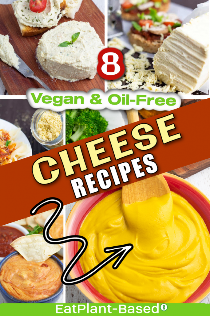 photo collage for vegan cheese recipes for pinterest