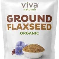 Viva Naturals - The BEST Organic Ground Flax Seed, Proprietary Cold-milled Technology, 30 oz (Packaging May Vary)