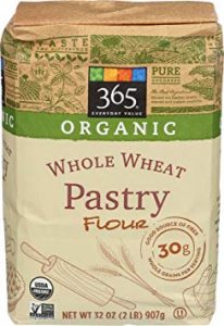 whole wheat pastry flour in bag