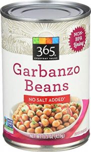 garbanzo beans in can