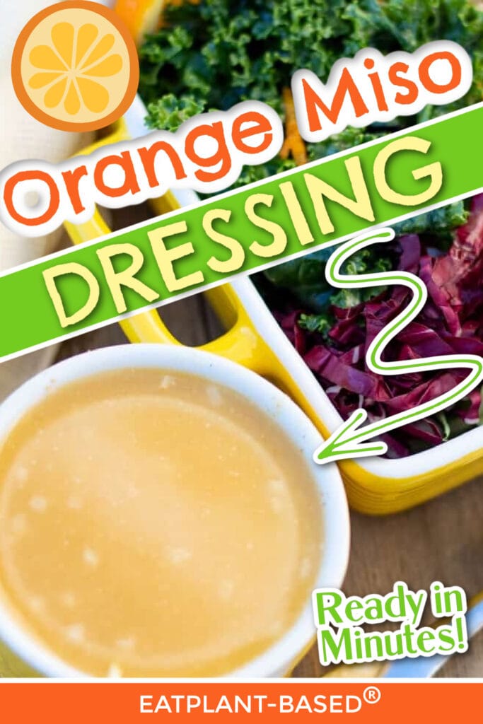 photo collage for miso salad dressing for pinterest