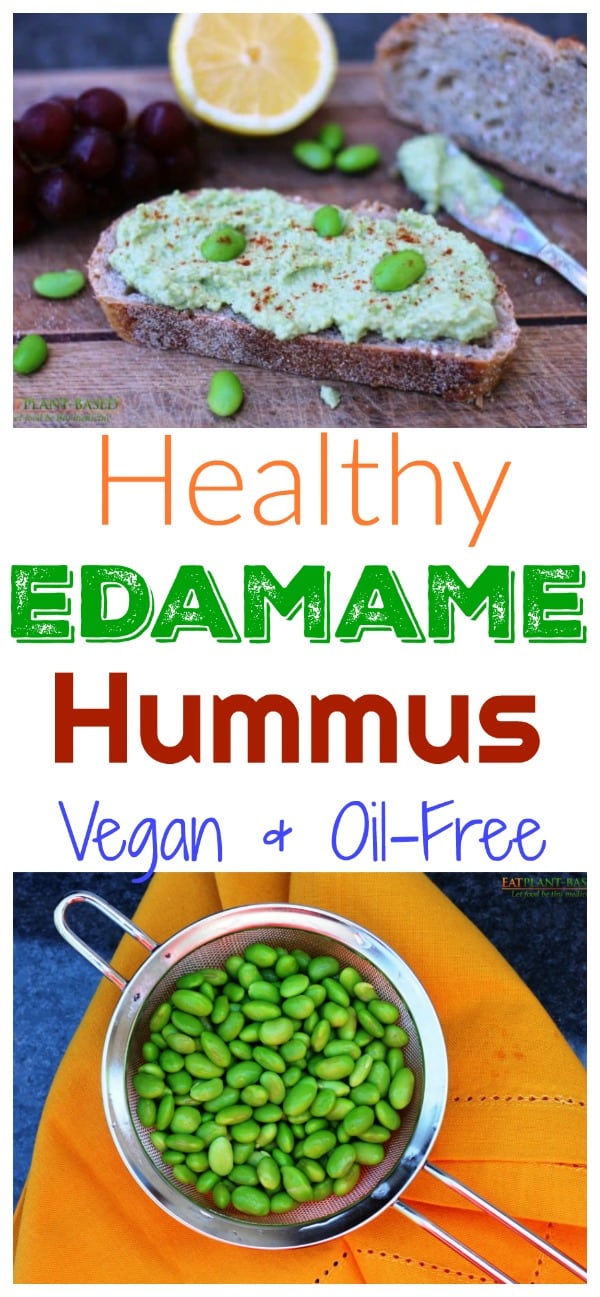 healthy edamame hummus