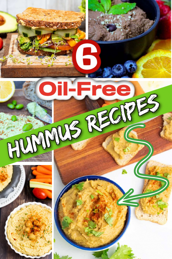 hummus recipes photo collage
