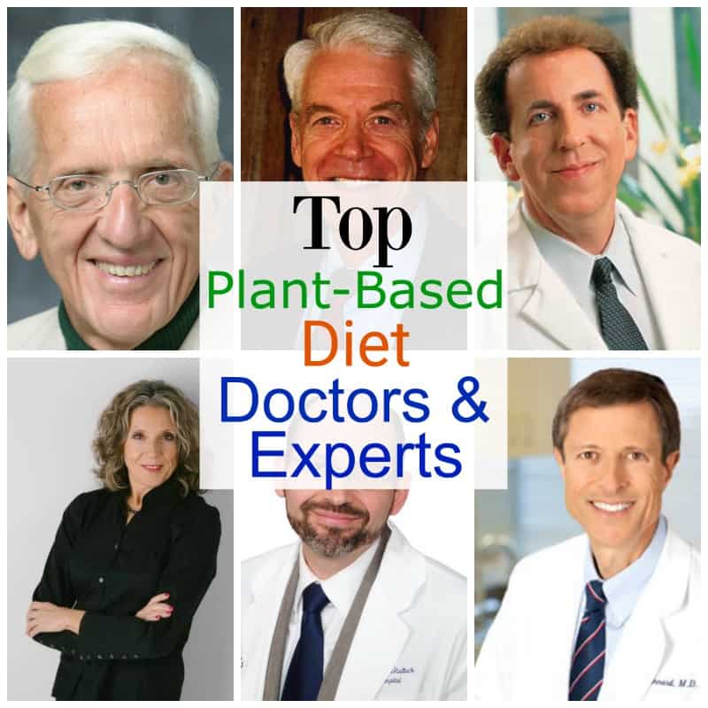 plant based doctors collage of 6