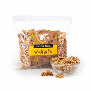 bag of happy belly walnuts on amazon