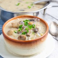Creamy Vegan Mushroom Soup - EatPlant-Based