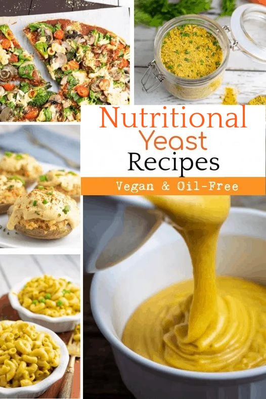 nutritional yeast recipes photo collage
