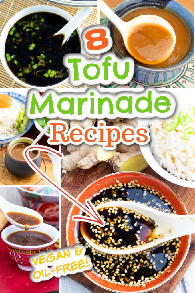 tofu marinade photo collage
