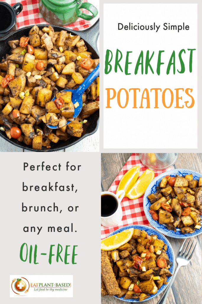 photo collage for breakfast potatoes for pinterest