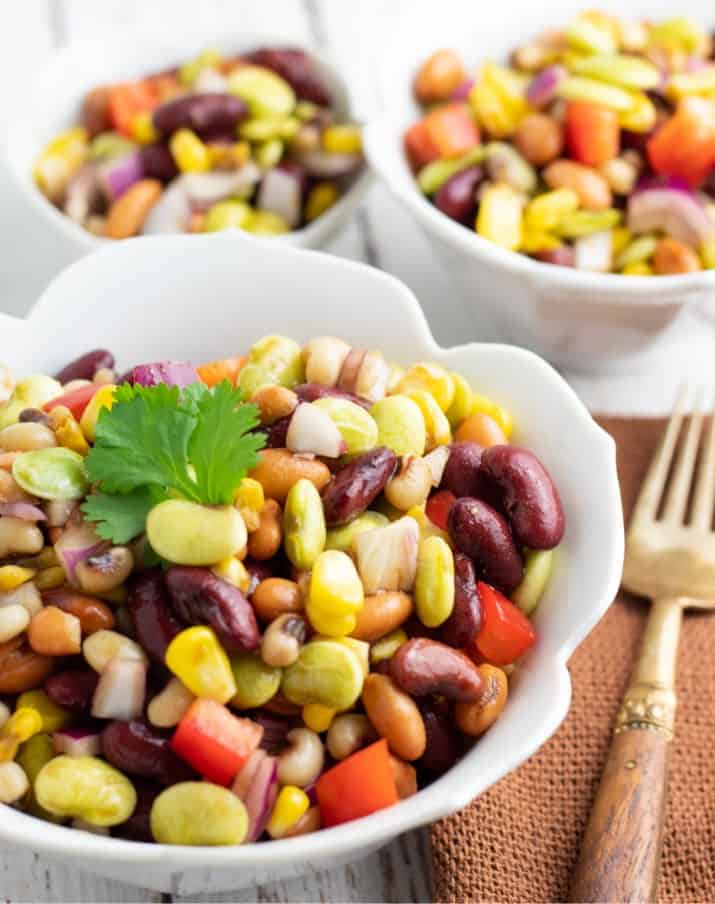 Mixed Bean Salad | No Oil