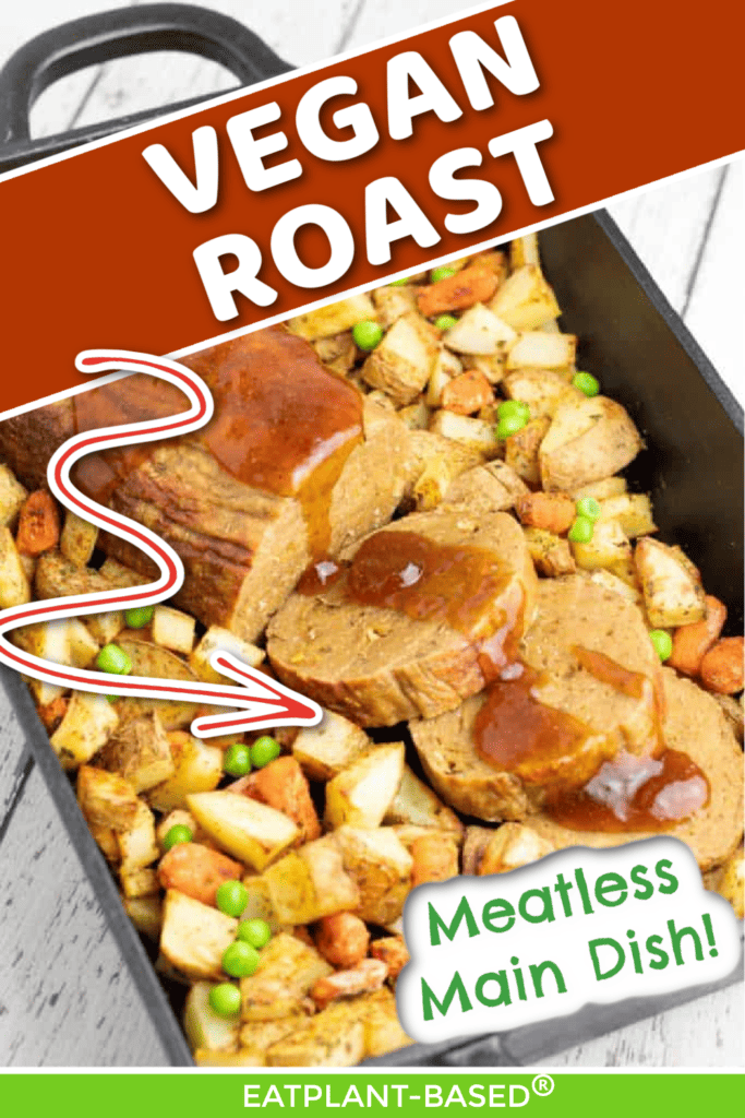photo collage for vegan roast for pinterest
