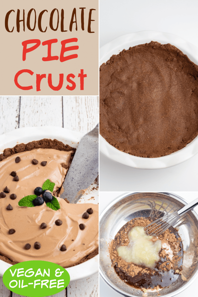 vegan pie crust photo collage for pinterest
