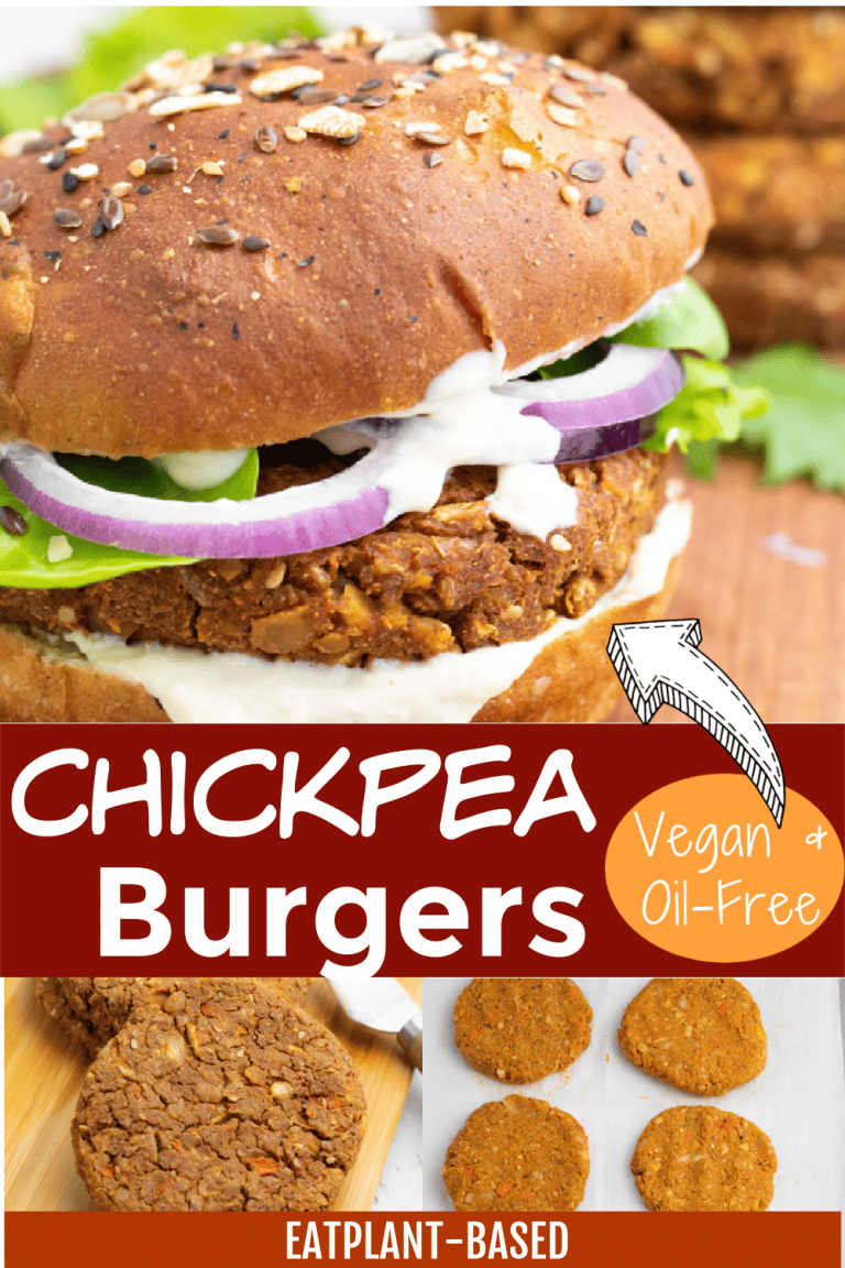 BEST Chickpea Burger - EatPlant-Based