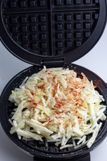 Hash Brown Waffles | No-Oil - EatPlant-Based
