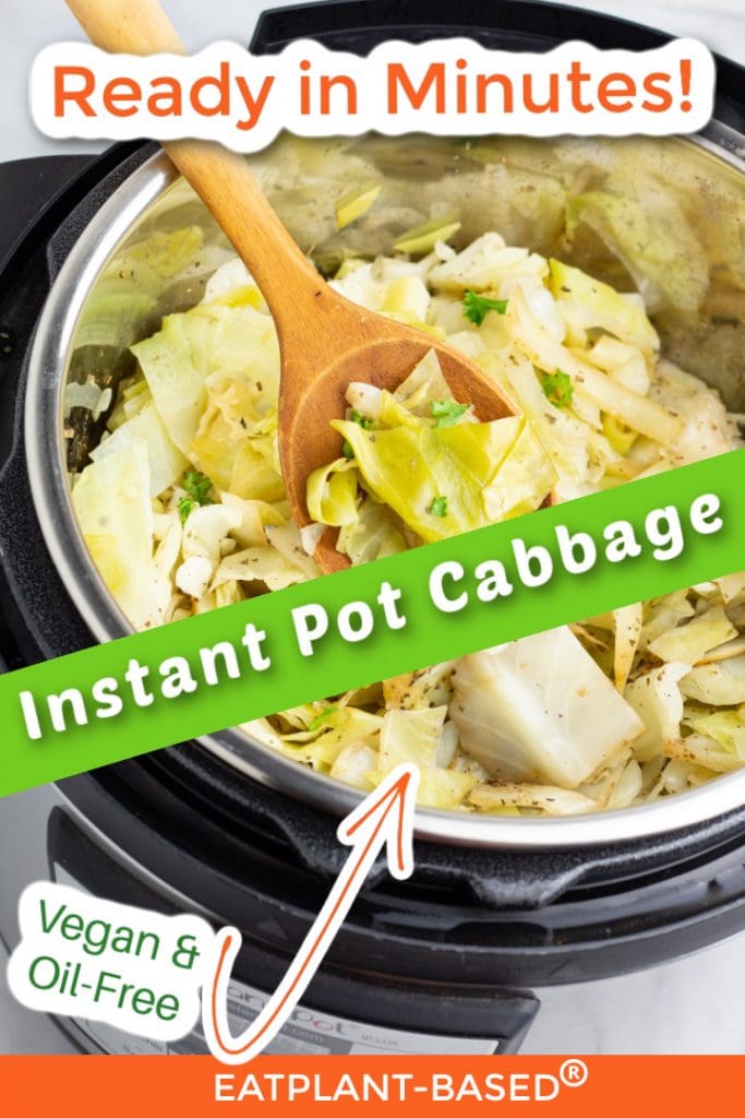 instant pot cabbage photo collage for pinterest