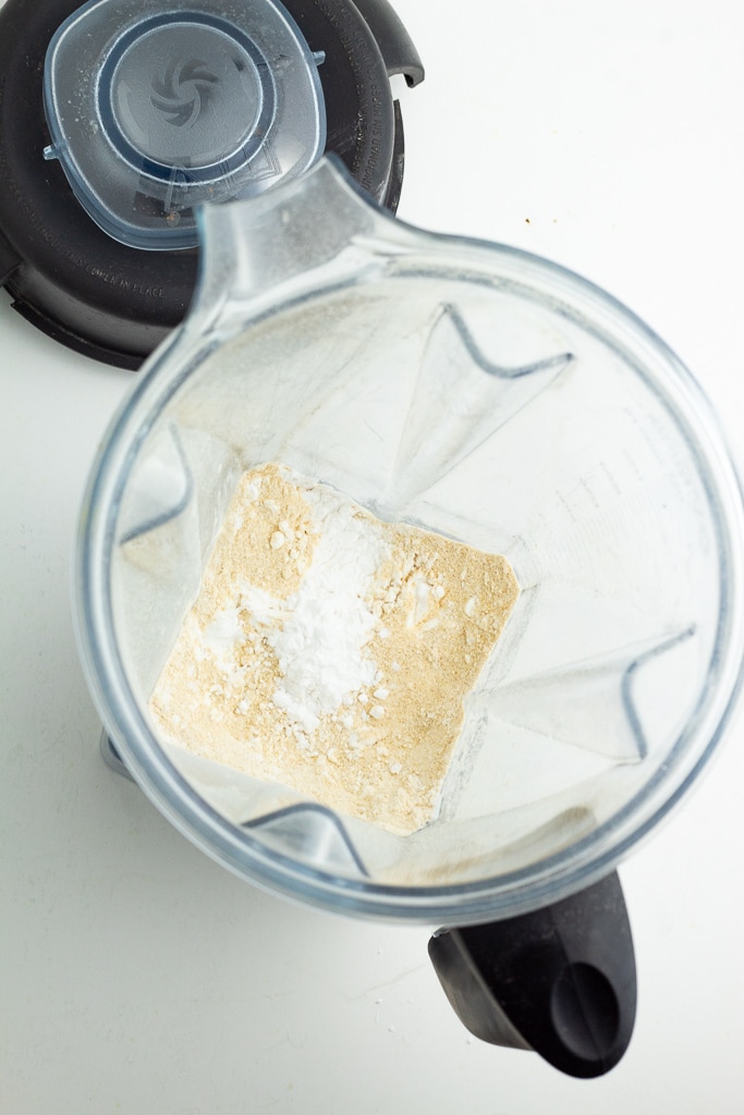 vitamix blender with cane sugar and arrowroot powder
