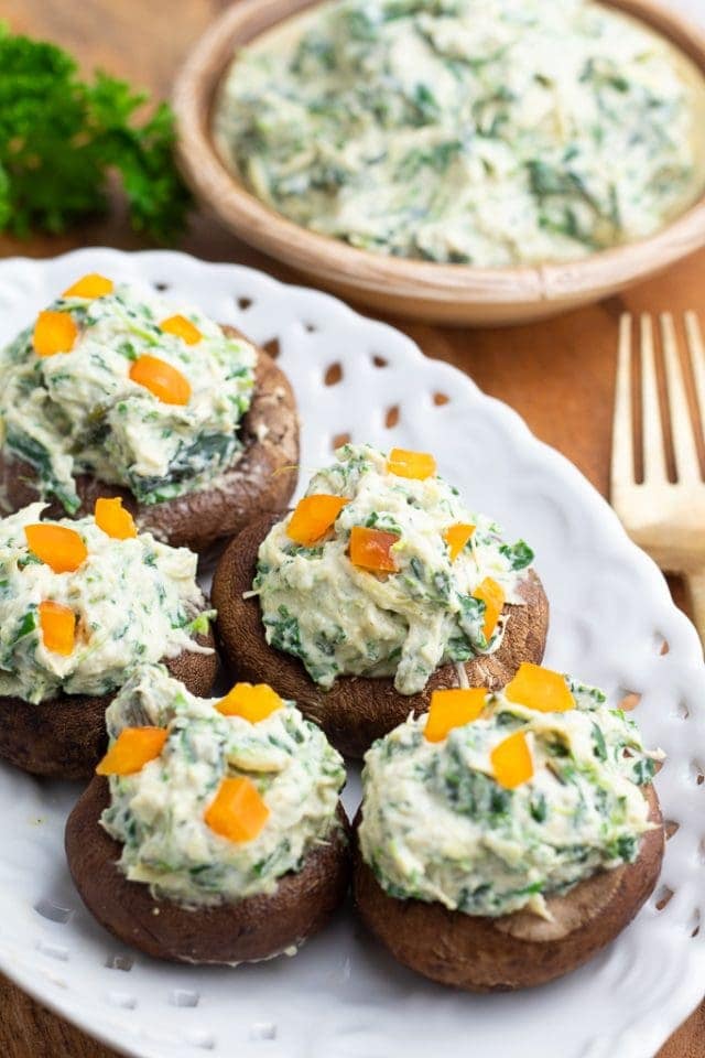 vegetarian stuffed mushrooms