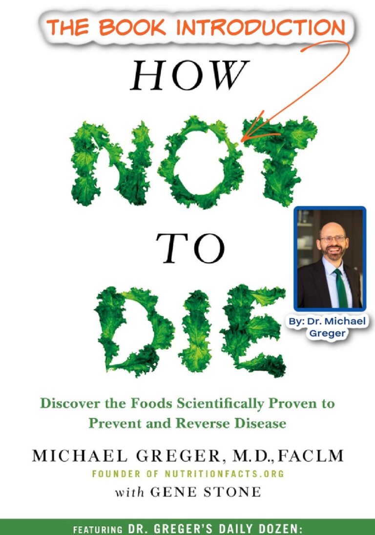 How Not to Die by Dr. Michael Greger: The Intro