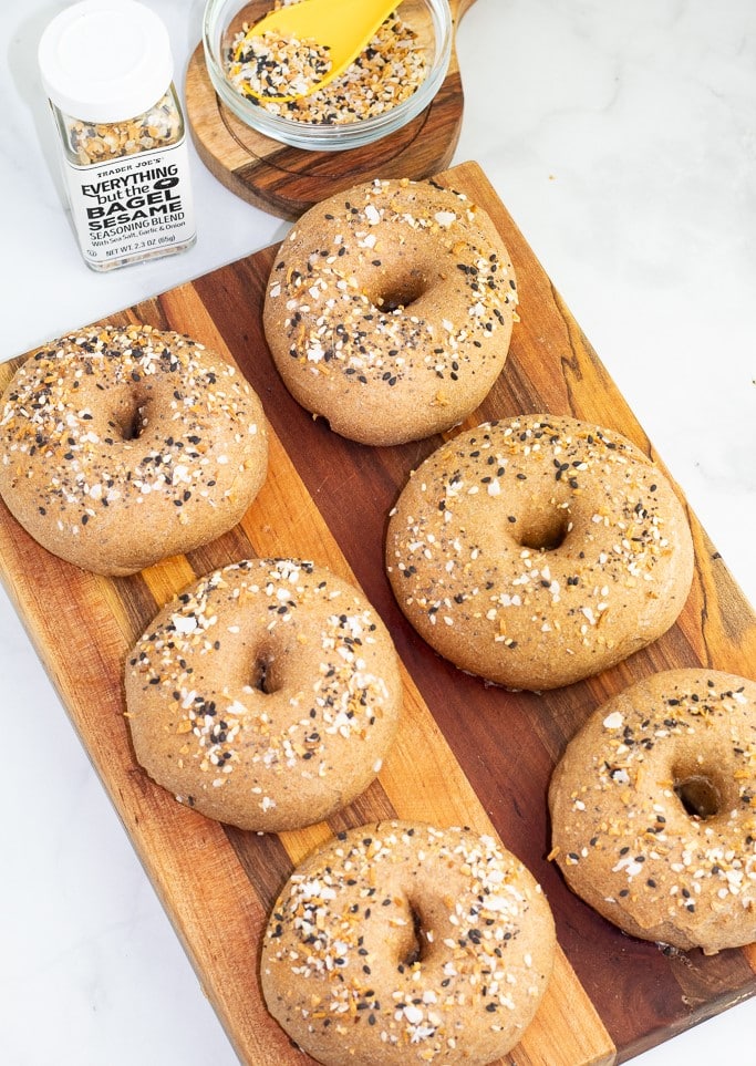 Homemade Whole Wheat Bagels (Oil-Free)