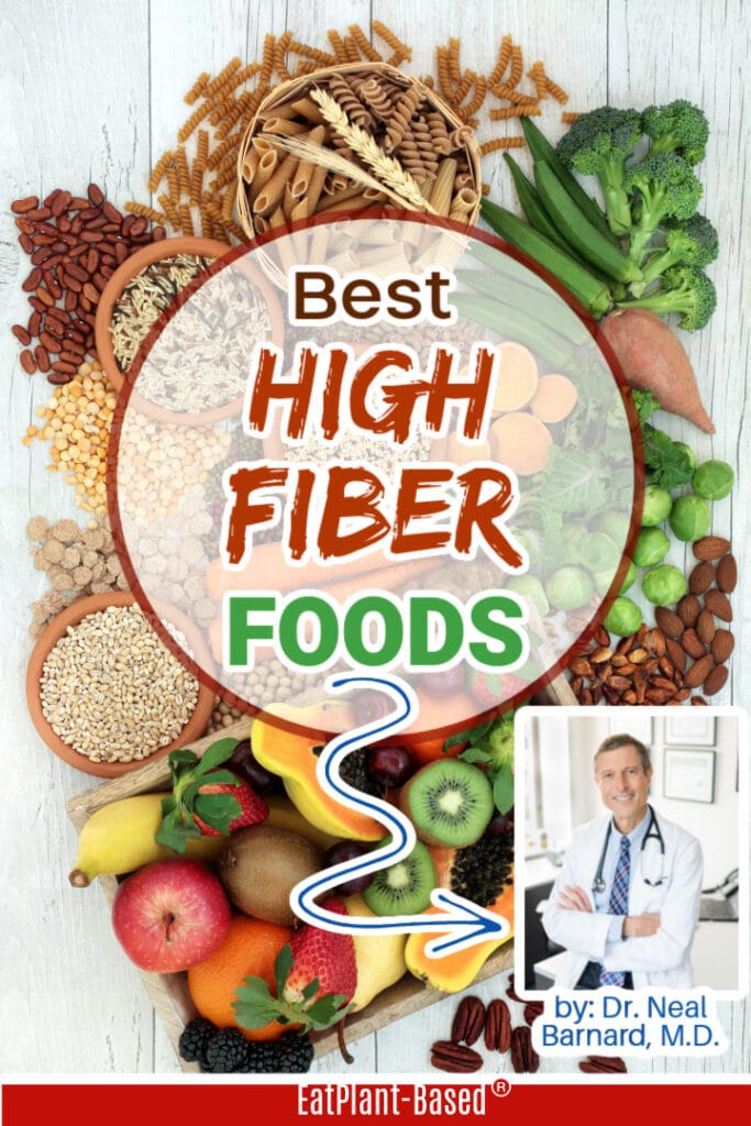 high fiber diet photo collage for pinterest