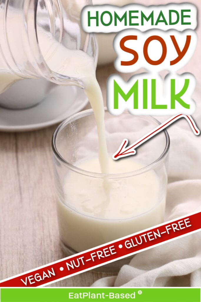 soy milk photo collage for pinterest
