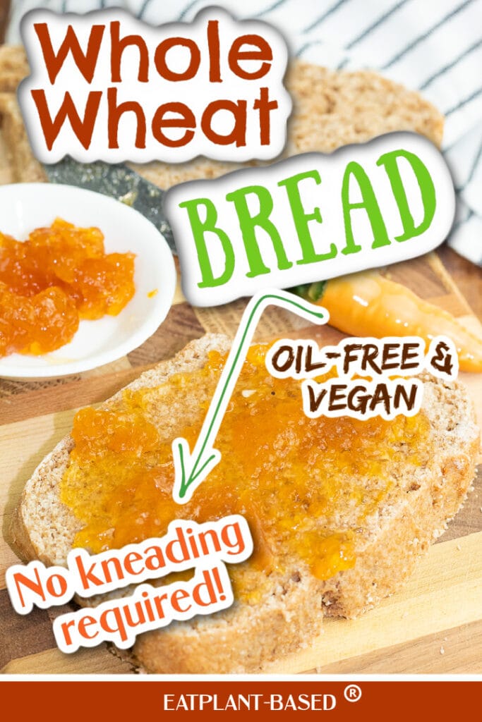 whole wheat bread photo collage for pinterest