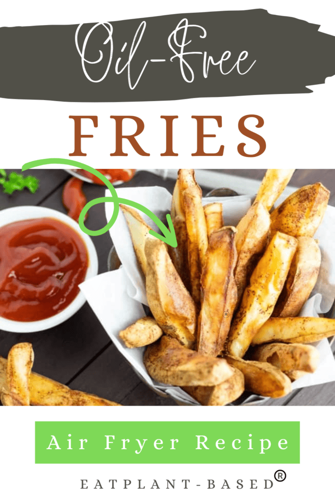 photo collage for air fryer french fries for pinterest