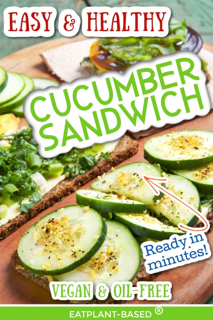 photo collage for cucumber sandwiches for pinterest