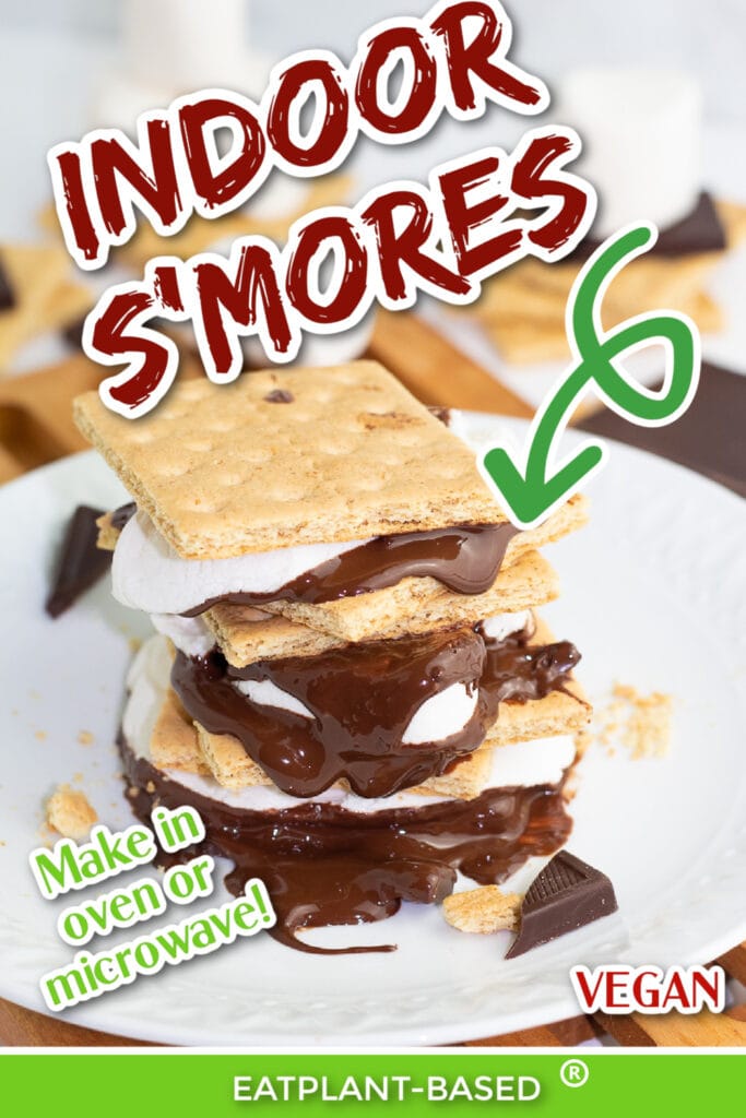 indoor s'mores photo collage for pinterest