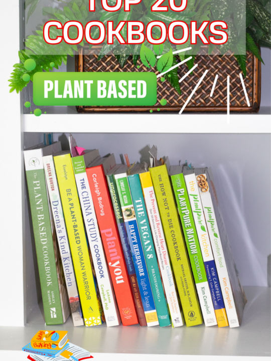 photo collage for plant-based cookbooks for pinterest