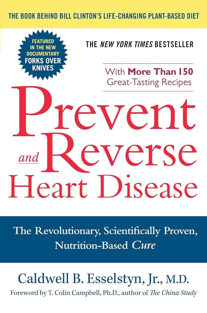 prevent and reverse heart disease book. photo from amazon
