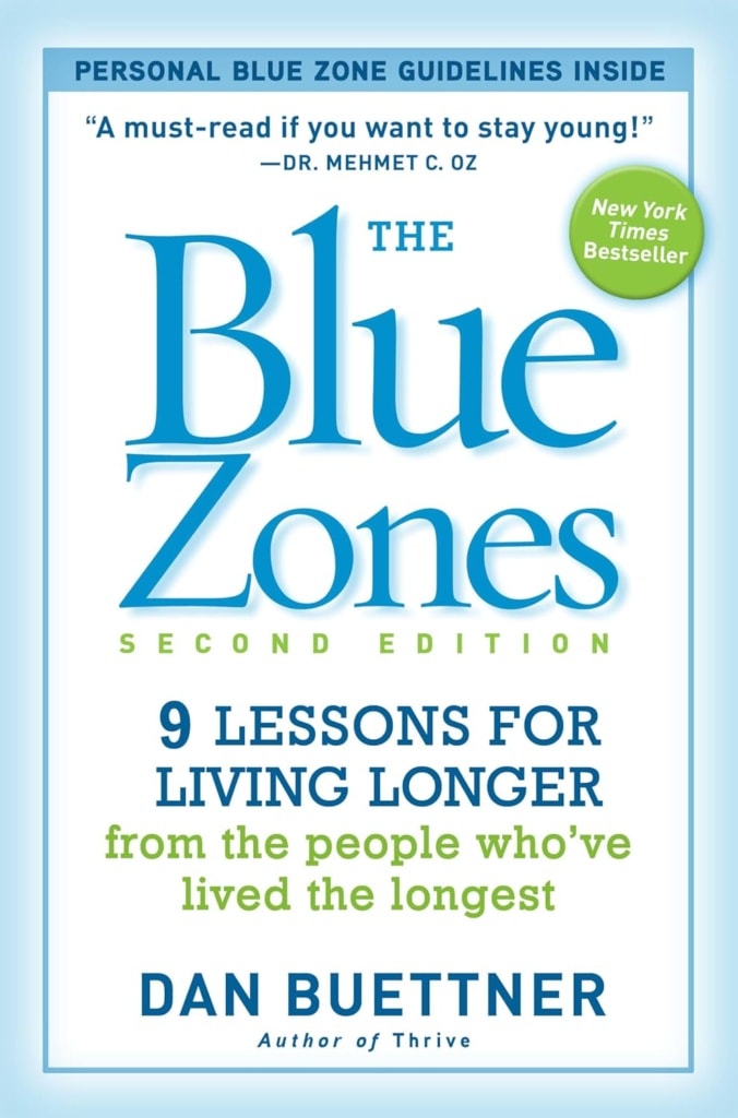 blue zones book cover photo from amazon