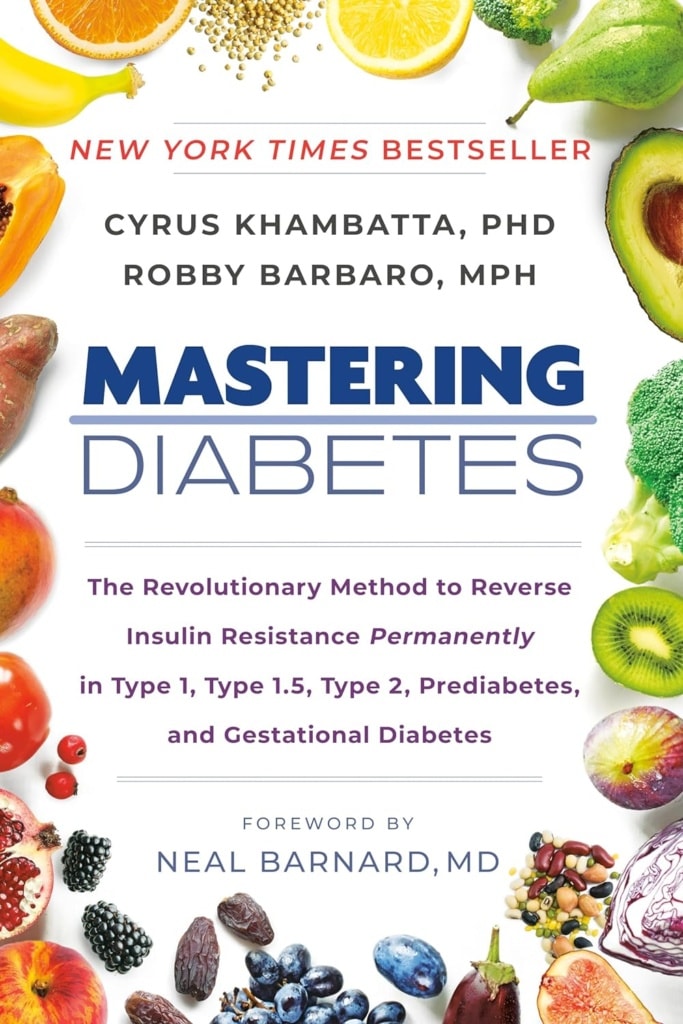 mastering diabetes book cover photo from amazon
