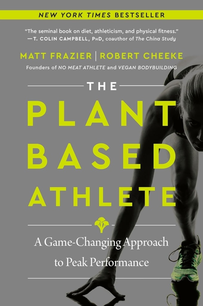 the plant based athlete book cover from amazon