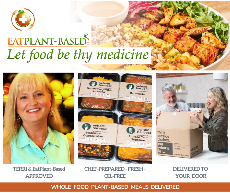 whole harvest plant based meal delivery service photo collage